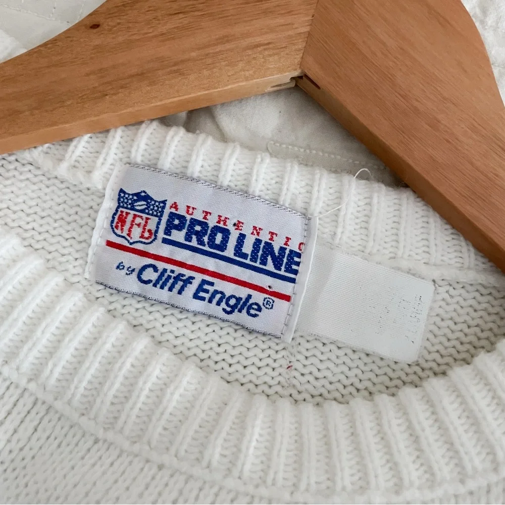 SOLD Vintage 1980s Cliff Engle Detroit Lions Sweater - Picture 3 of 4